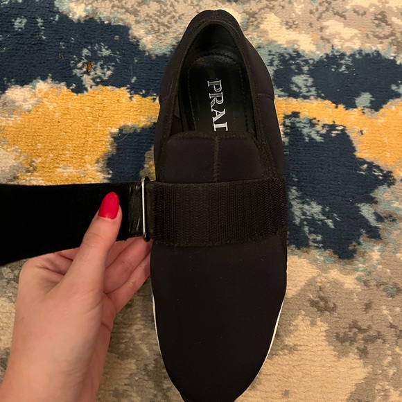 Womens Prada sneakers with velcro Prada brand name strap. Size IT 36. - Picture 4 of 9